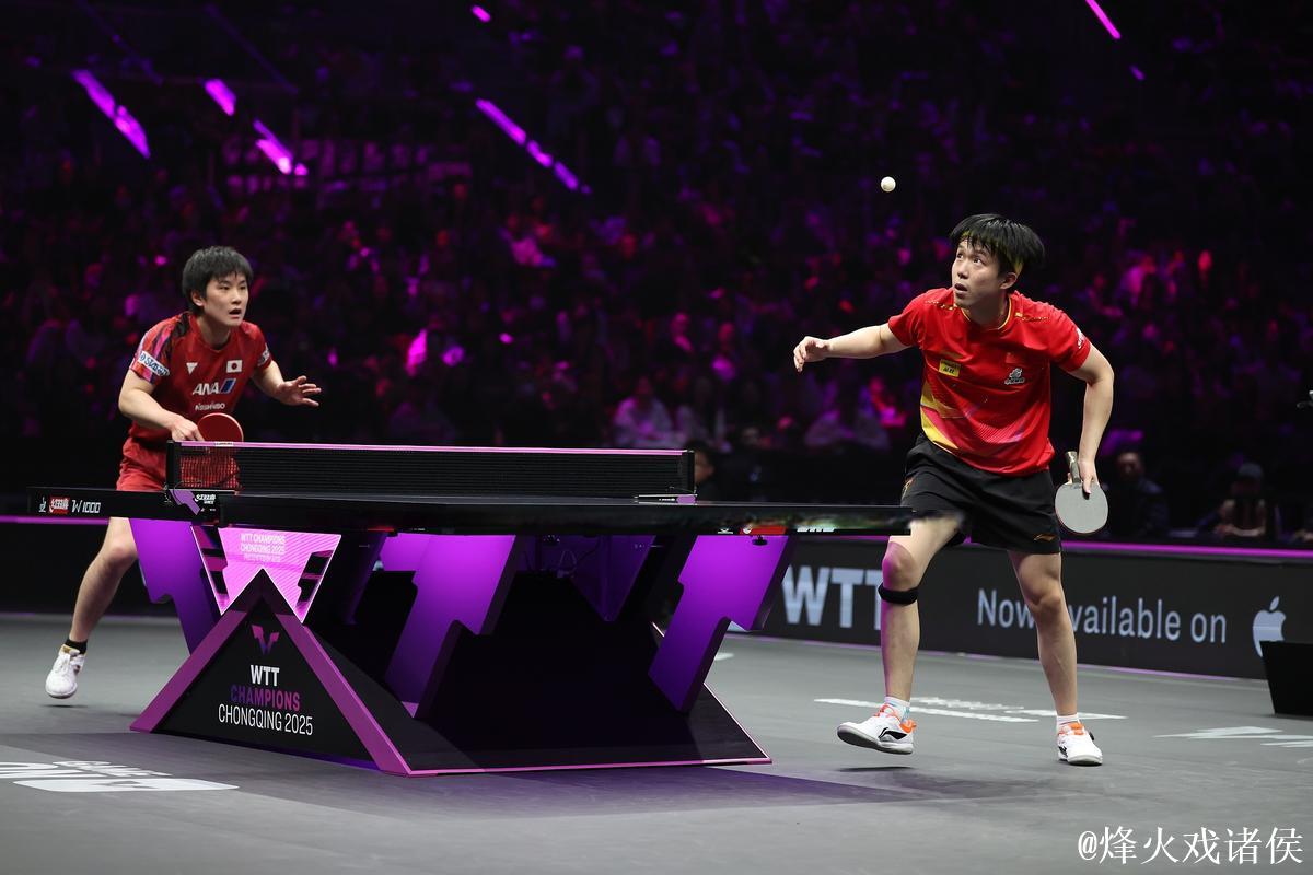 王楚钦逆转取胜晋级八强